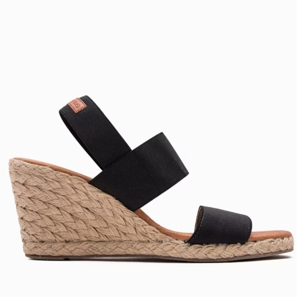 Tommy Bahama André Assous Allison Wedges Black Comfortable Size 7.5